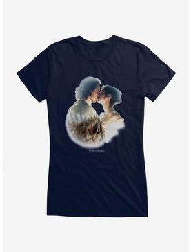 Outlander Claire and Jamie Kiss Girls T-Shirt, NAVY, hi-res
