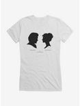 Outlander Claire and Jamie Silhouette Girls T-Shirt, WHITE, hi-res