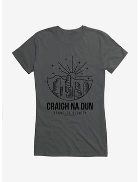 Outlander Craigh Na Dun Society Emblem Girls T-Shirt, CHARCOAL, hi-res