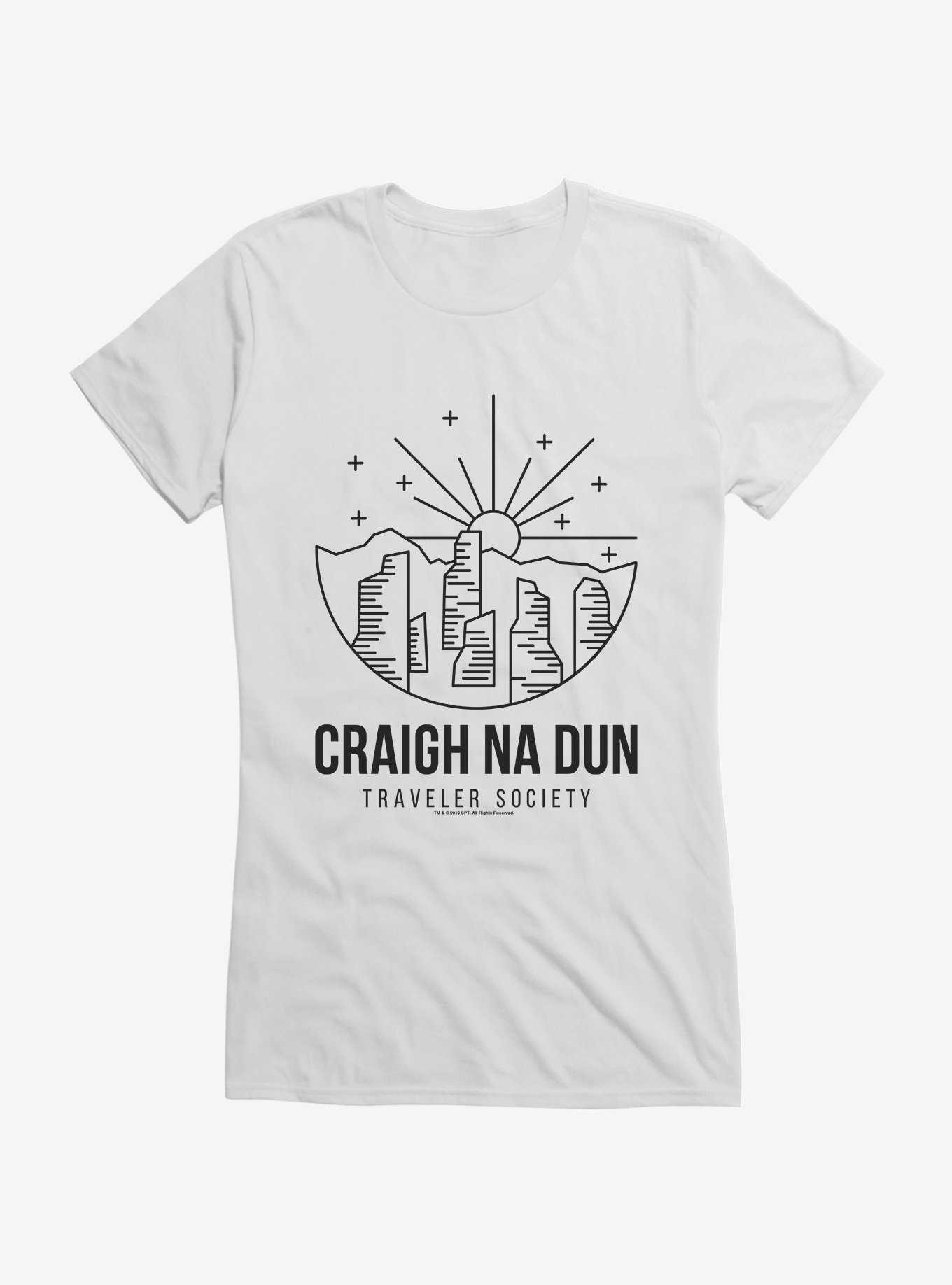Outlander Craigh Na Dun Society Emblem Girls T-Shirt, , hi-res