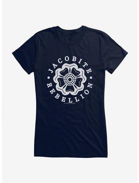 Outlander Jacobite Rebellion Emblem Girls T-Shirt, NAVY, hi-res