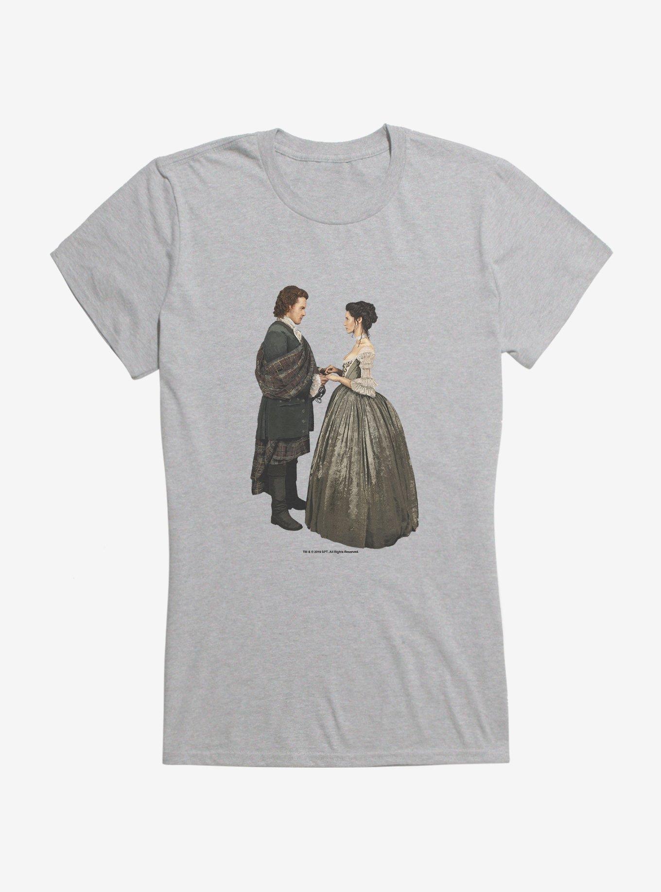 Outlander Jamie and Claire Wedding Girls T-Shirt, , hi-res