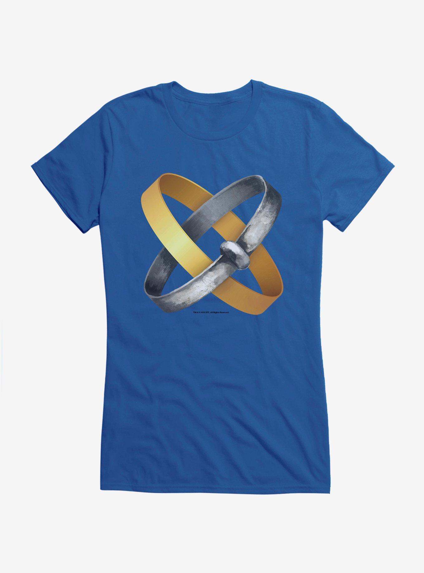 Outlander Jamie and Claire Rings Girls T-Shirt, ROYAL BLUE, hi-res