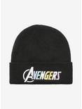 Marvel Avengers Multicolored Logo Cuff Beanie, , hi-res