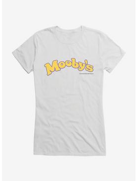Jay And Silent Bob Reboot Mooby's Name Logo Girls T-Shirt, WHITE, hi-res