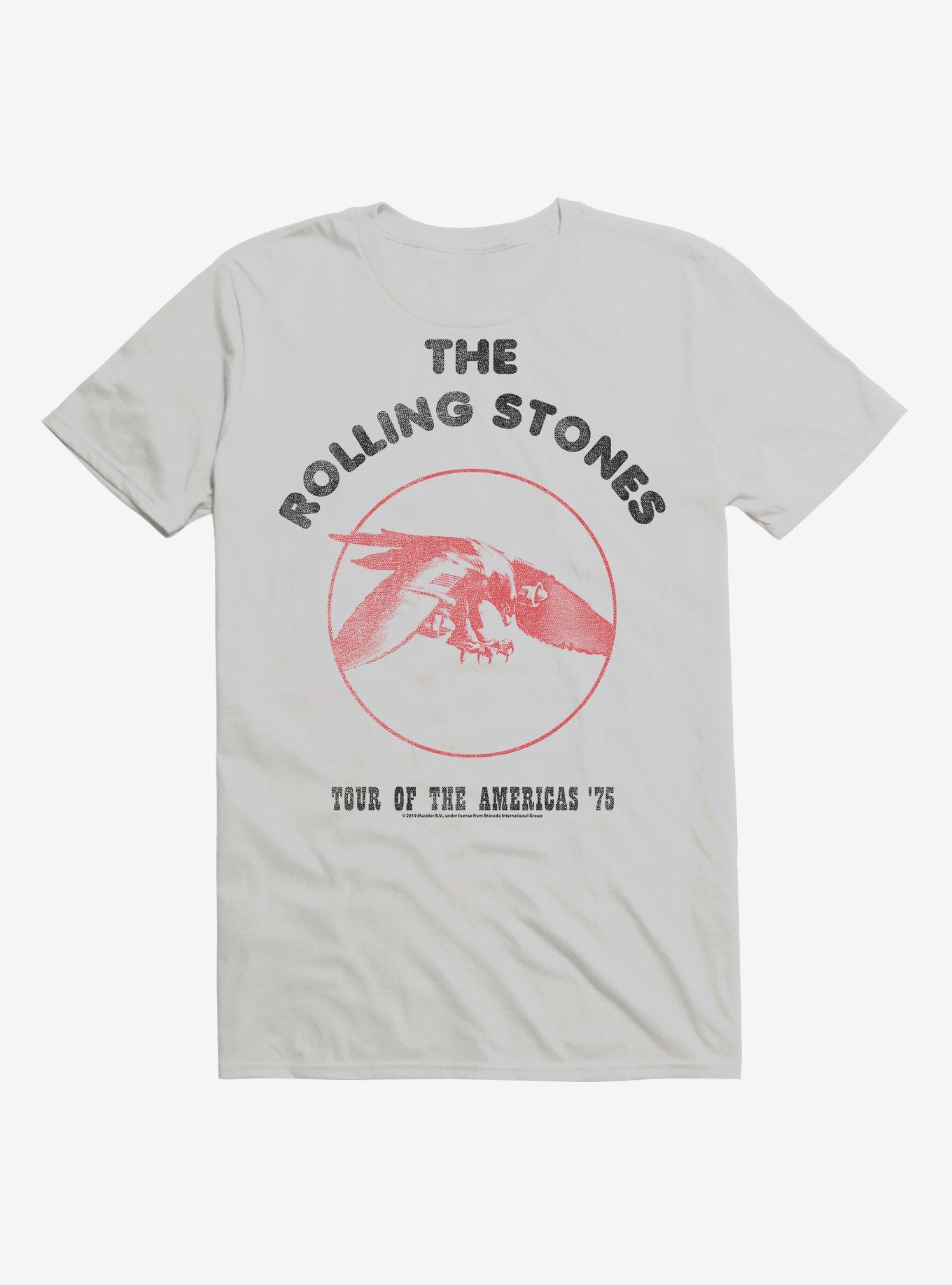 rolling stones 1975 tour shirt