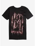 Monsta X Fireworks Logo T-Shirt, BLACK, hi-res
