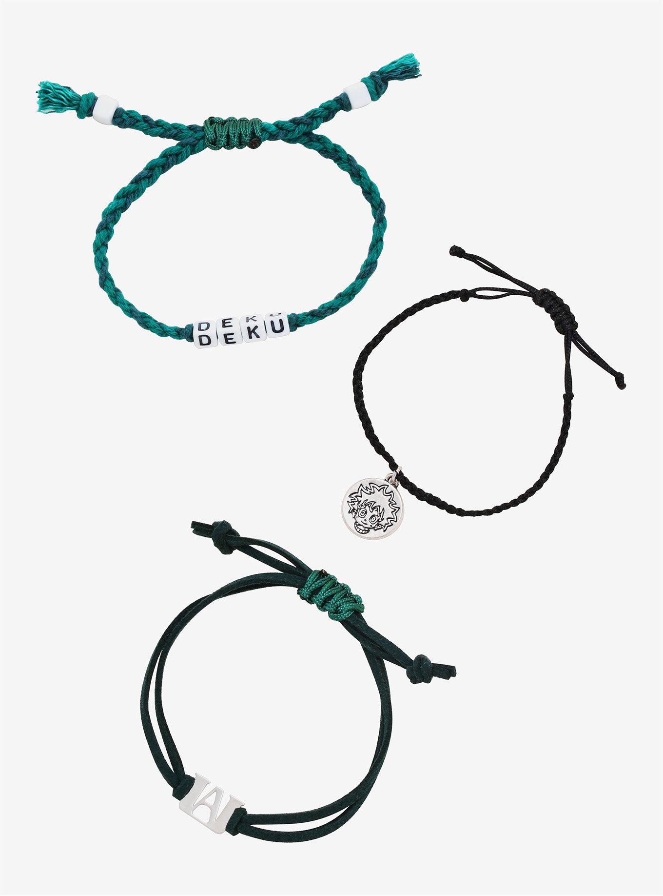 My Hero Academia Deku Bracelet Set, , hi-res