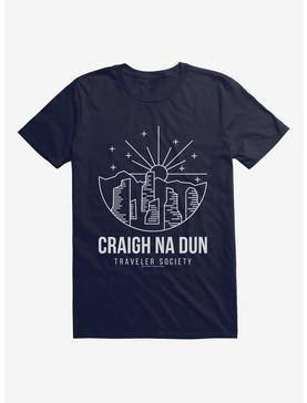 Outlander Craigh Na Dun Society Emblem T-Shirt, NAVY, hi-res