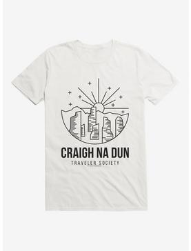 Outlander Craigh Na Dun Society Emblem T-Shirt, WHITE, hi-res