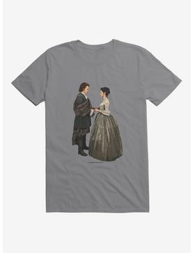Outlander Jamie and Claire Wedding T-Shirt, STORM GREY, hi-res