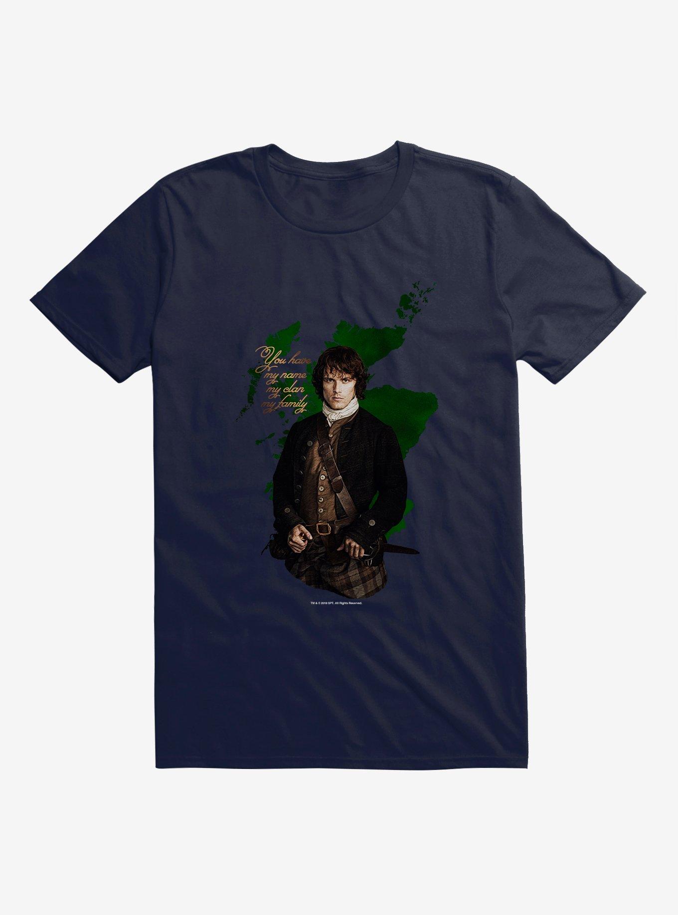 Outlander Jamie Portrait T-Shirt, , hi-res