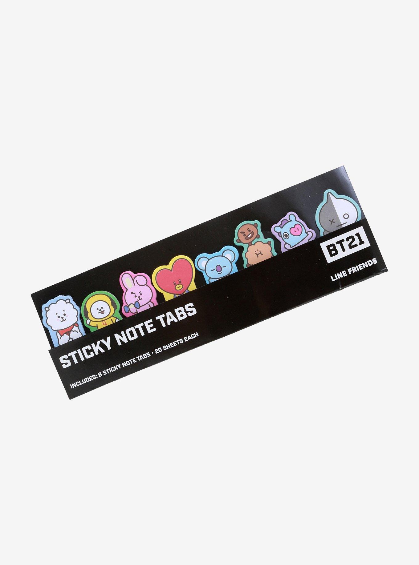 BT21 Characters Sticky Tabs, , hi-res