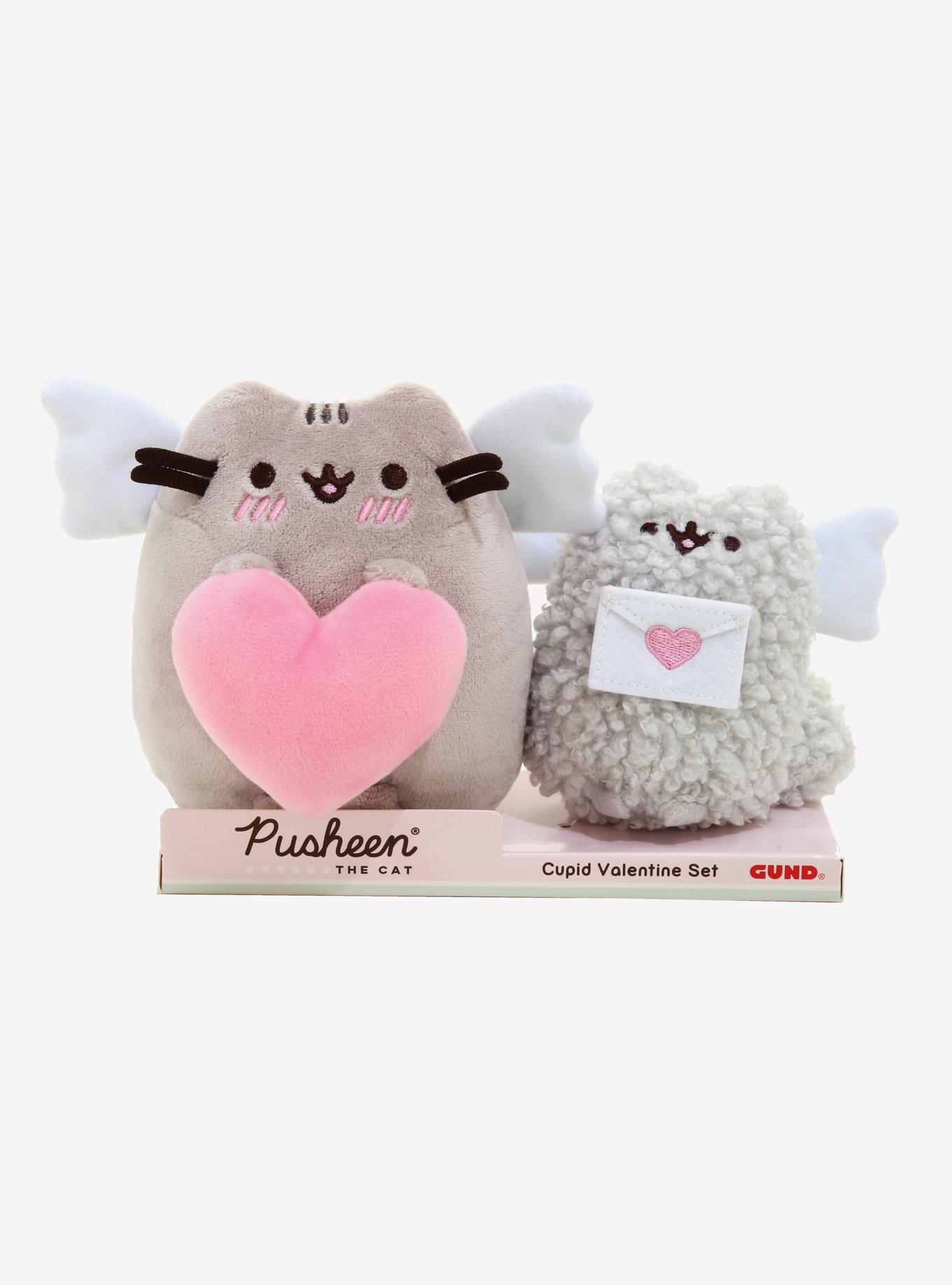 Pusheen Cupid Valentine Plush Set Hot Topic Exclusive, , hi-res