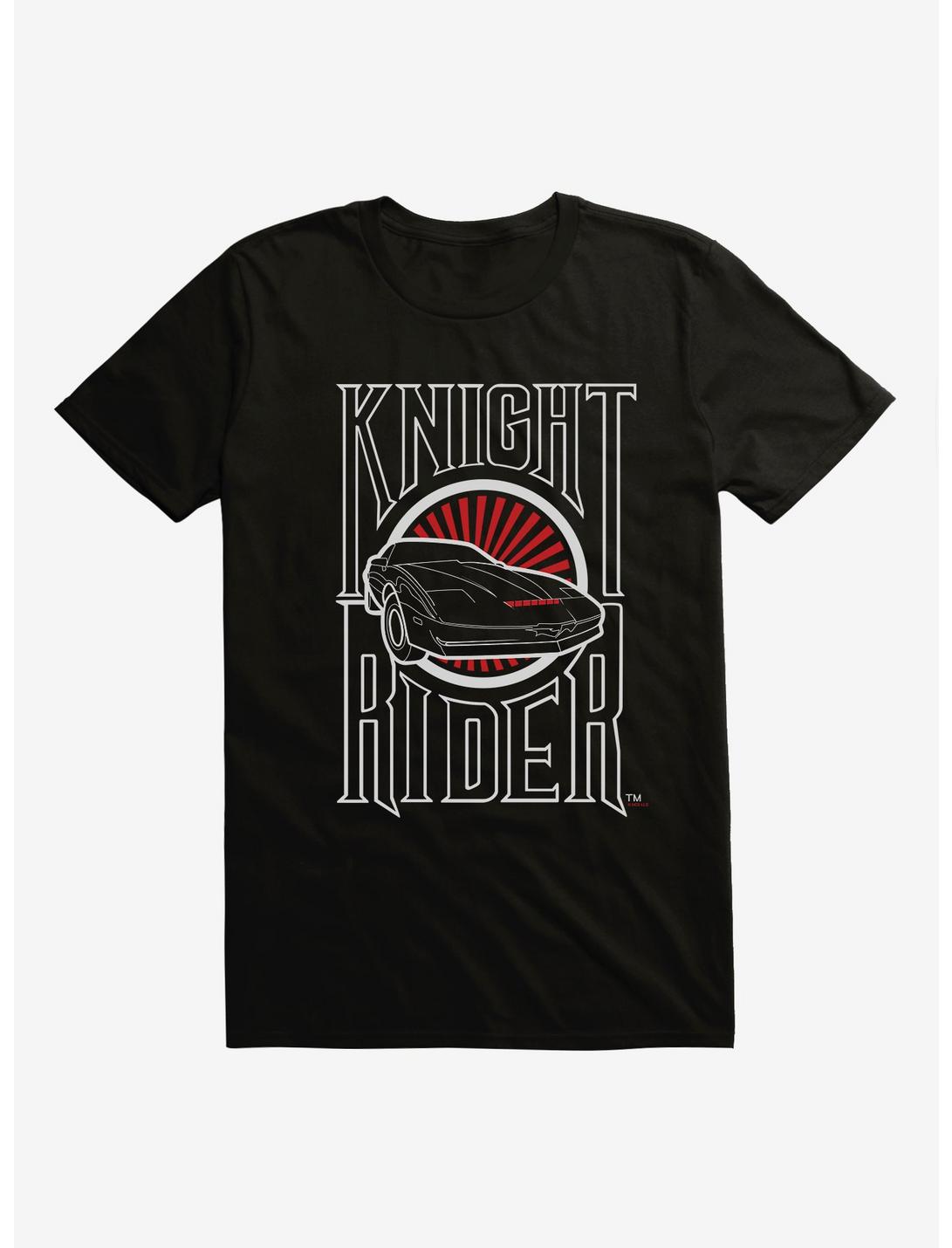 Knight Rider Car Logo T-Shirt, BLACK, hi-res
