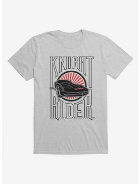 Knight Rider Car Logo T-Shirt, HEATHER GREY, hi-res