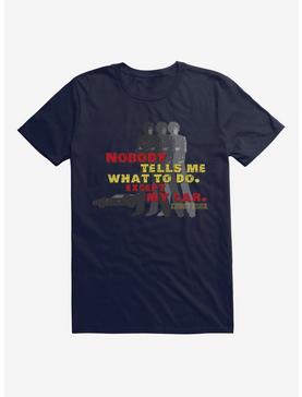 Knight Rider Nobody Tells Me What To Do T-Shirt, NAVY, hi-res