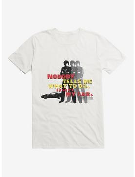 Knight Rider Nobody Tells Me What To Do T-Shirt, WHITE, hi-res