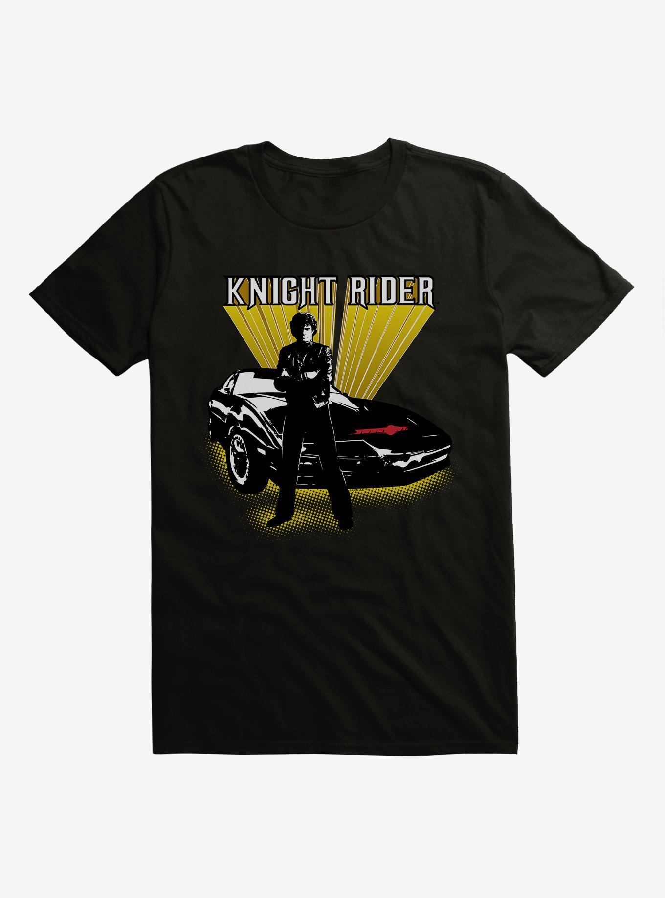 Knight Rider Spotlight T-Shirt, BLACK, hi-res