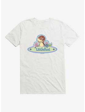 The Land Before Time Littlefoot Name Sign T-Shirt, WHITE, hi-res