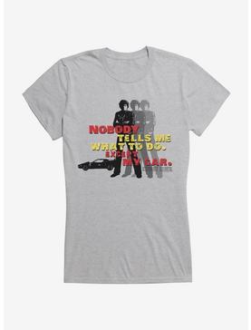 Knight Rider Nobody Tells Me What To Do Girls T-Shirt, HEATHER, hi-res