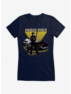 Knight Rider Spotlight Girls T-Shirt, NAVY, hi-res