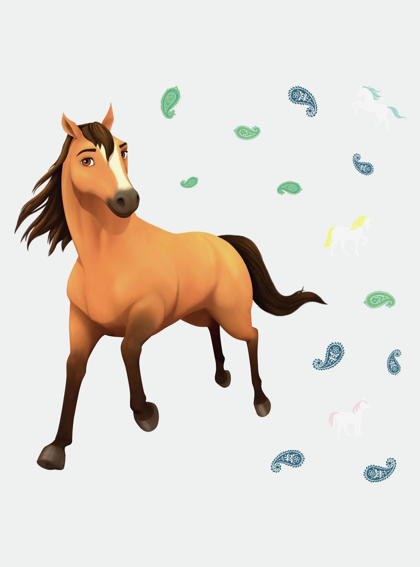 Spirit Riding Free Peel And Stick Giant Wall Decals, , hi-res