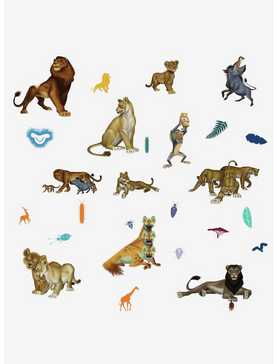 Disney The Lion King Character Peel And Stick Wall Decals, , hi-res
