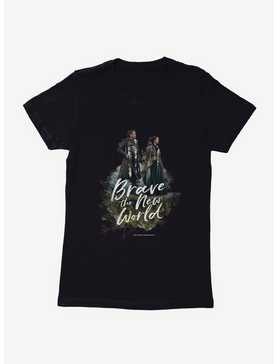 Outlander Jamie Claire Brave New World Poster Womens T-Shirt, , hi-res