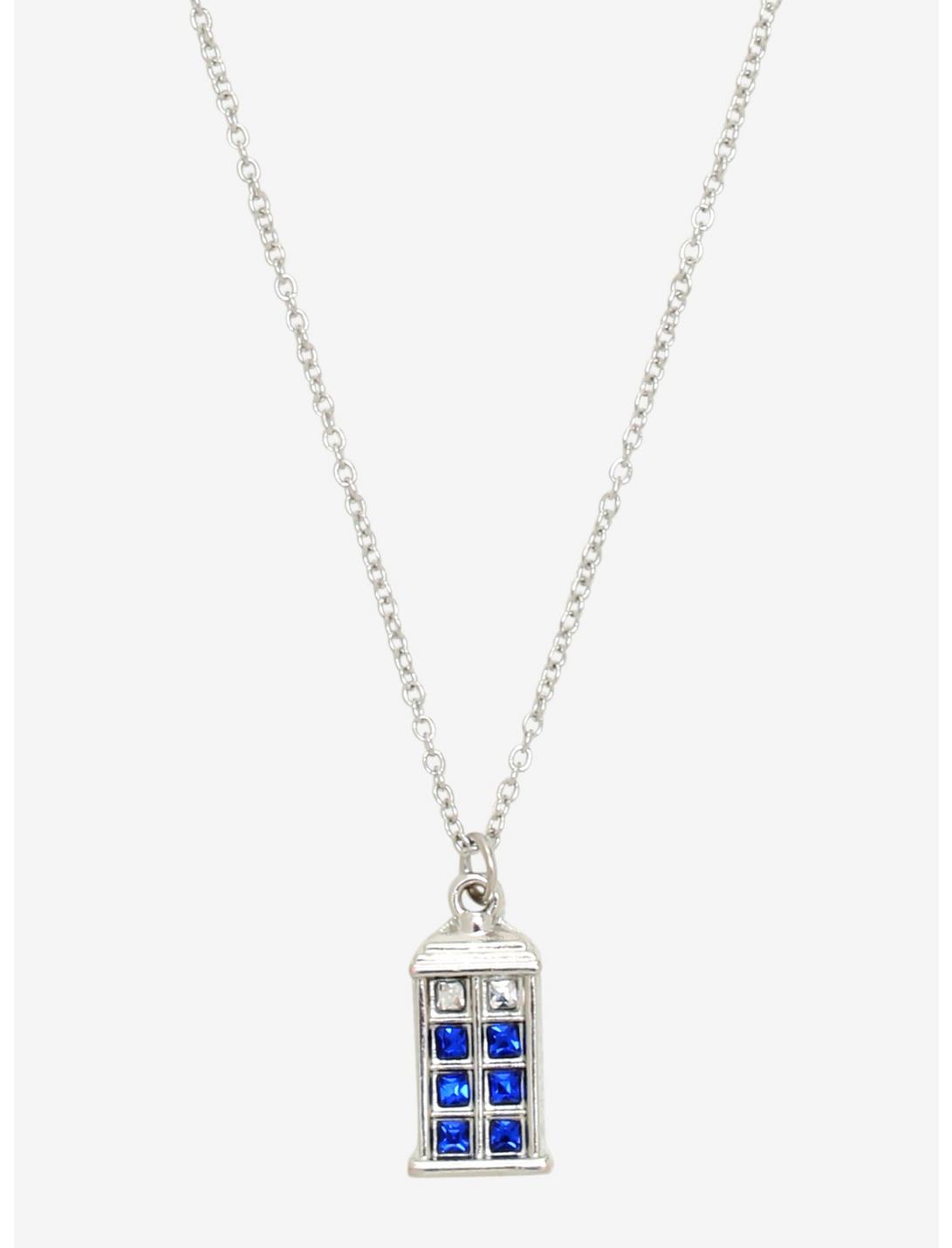 Doctor Who Dainty TARDIS Necklace, , hi-res