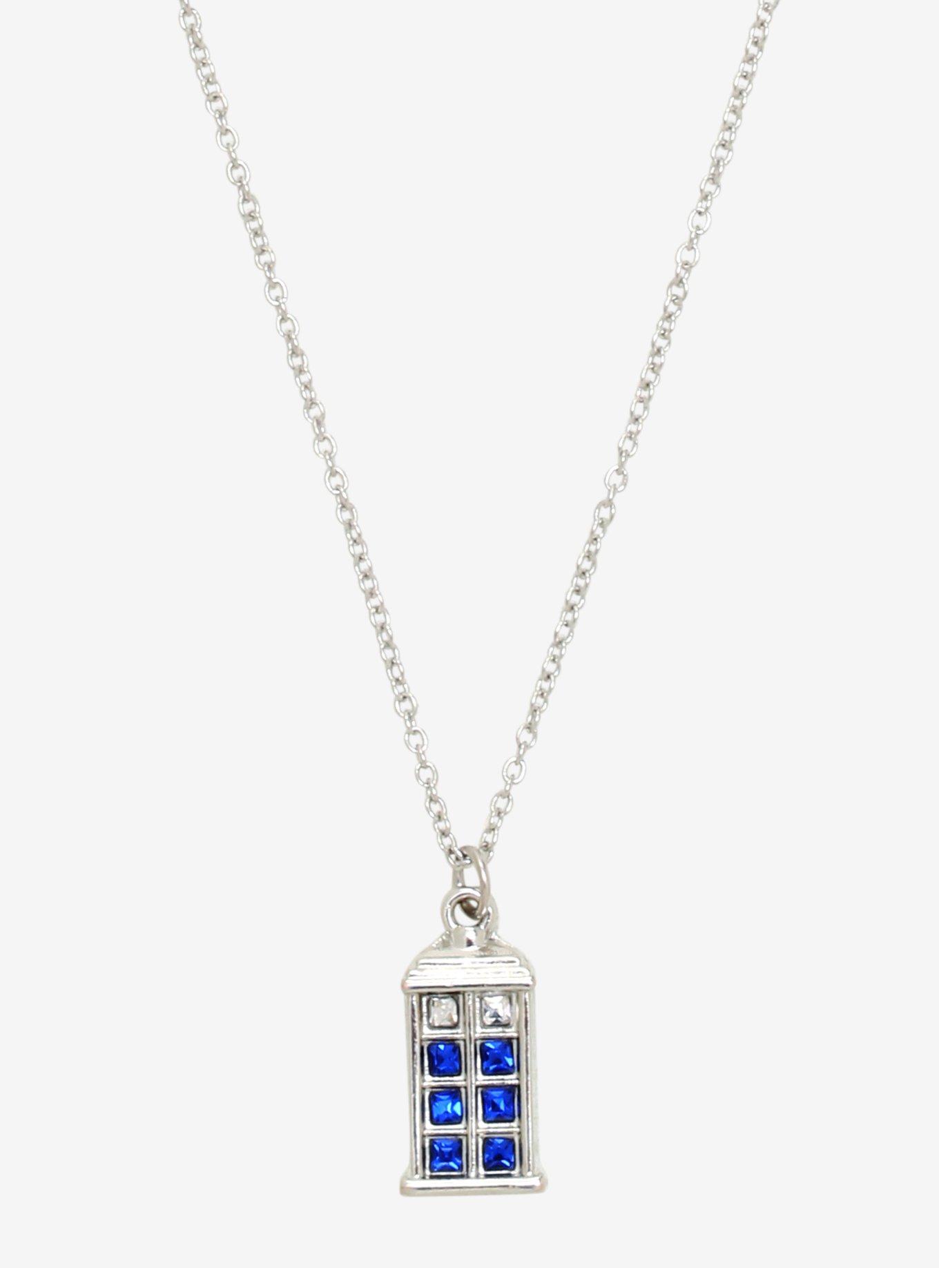 Doctor Who Dainty TARDIS Necklace, , hi-res