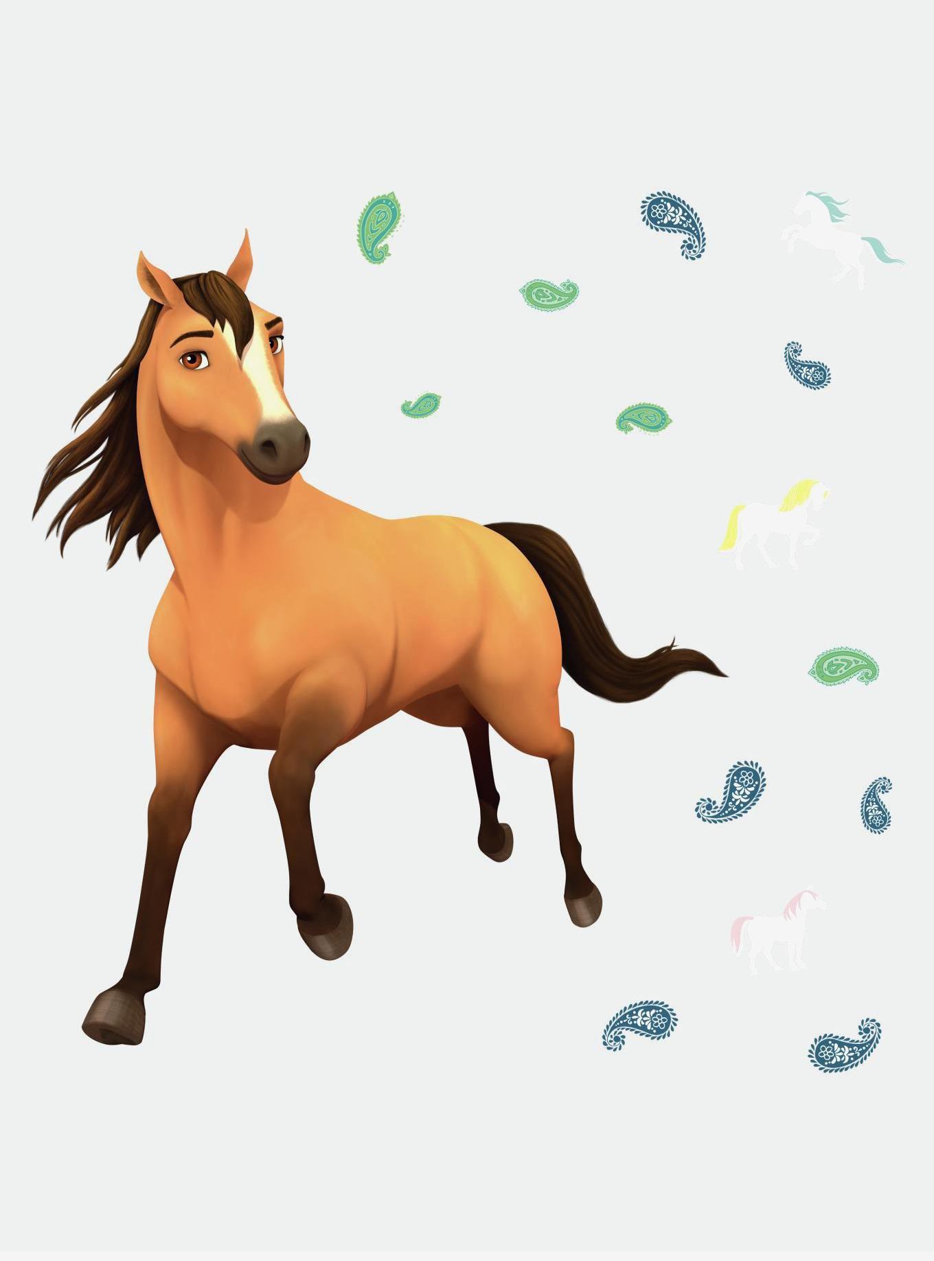 Spirit Riding Free Peel And Stick Giant Wall Decals, , hi-res