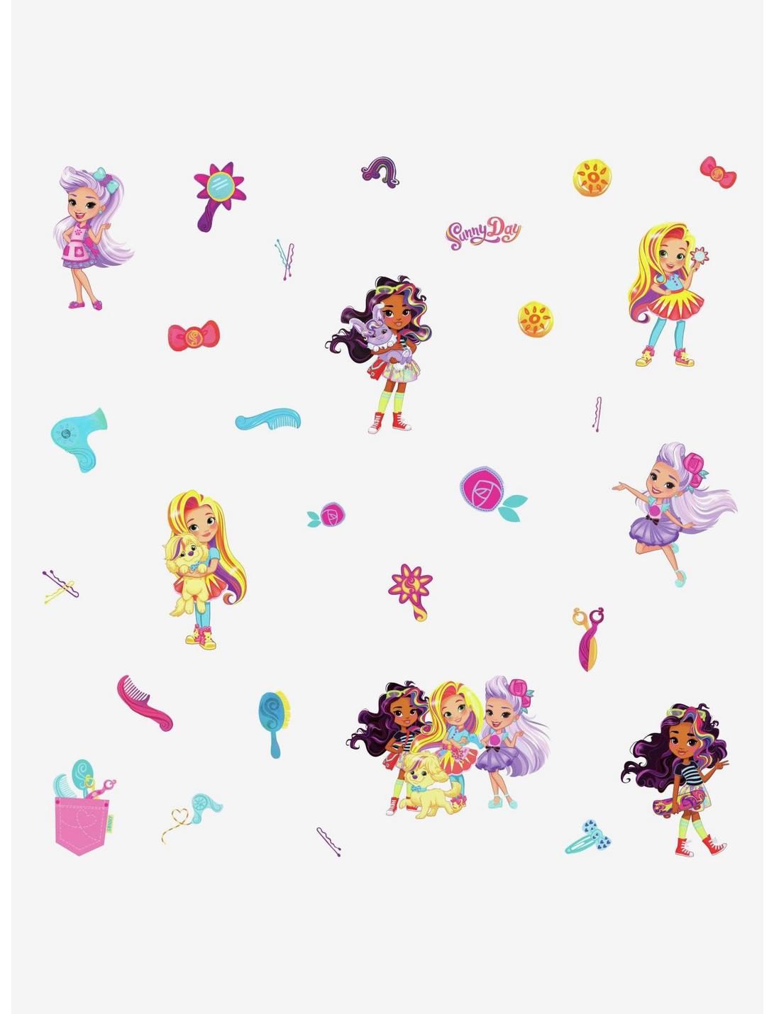 Sunny Day Peel And Stick Wall Decals, , hi-res