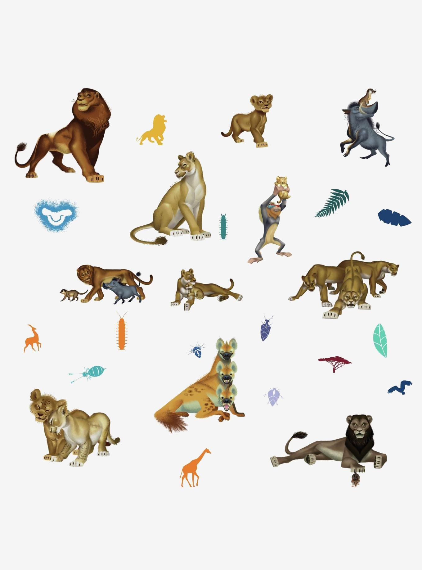 Disney The Lion King Character Peel And Stick Wall Decals, , hi-res