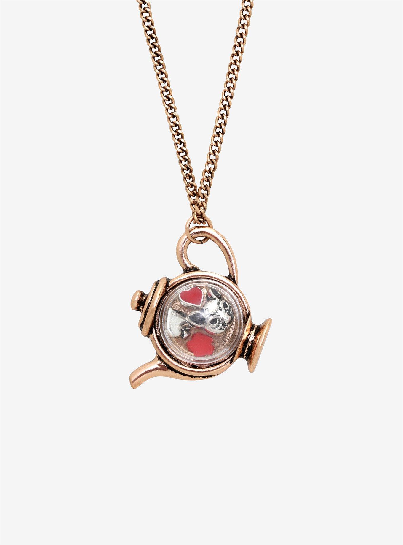 Alice In Wonderland Teapot Necklace, , hi-res