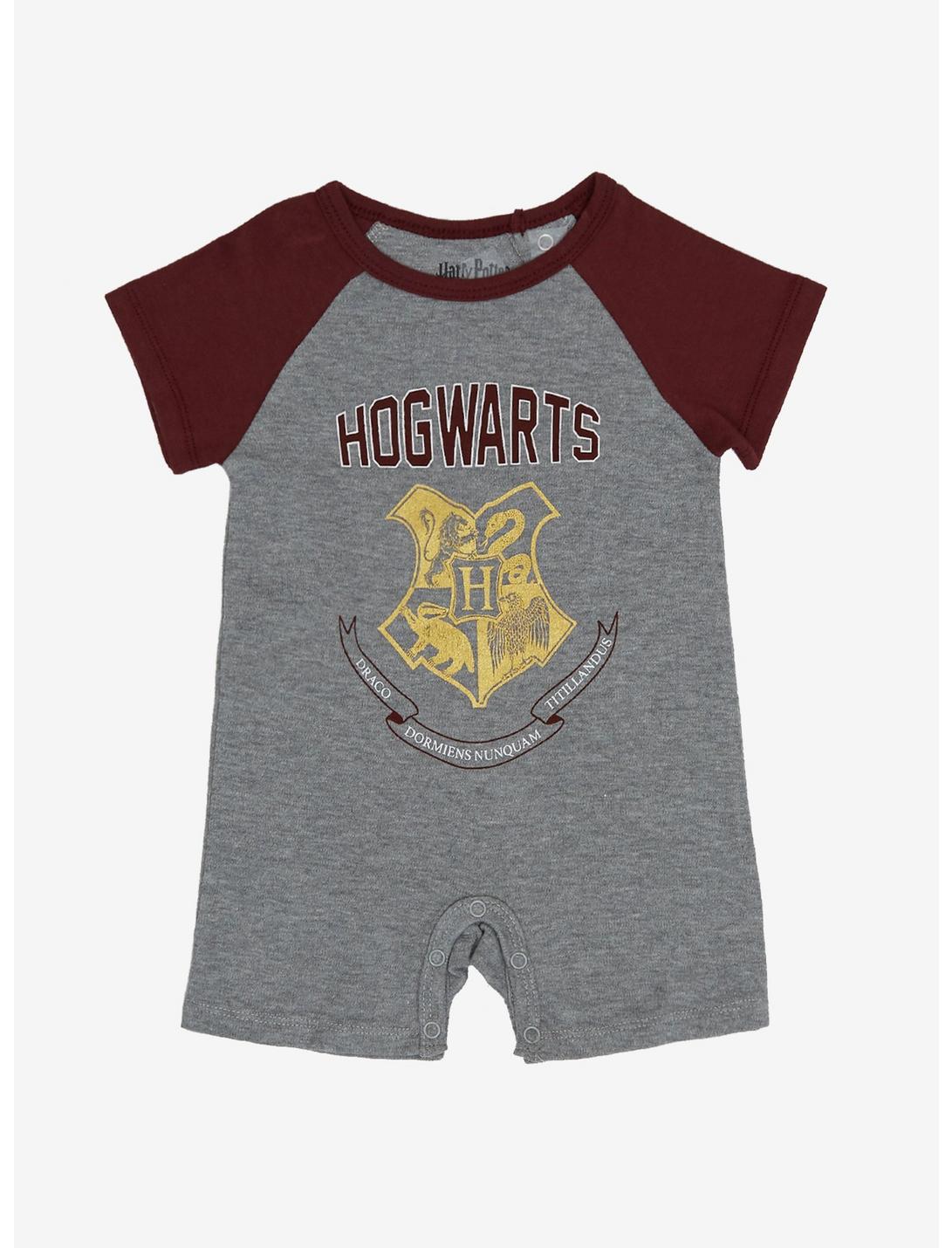 Harry Potter Hogwarts Crest Infant Bodysuit - BoxLunch Exclusive, MULTI, hi-res