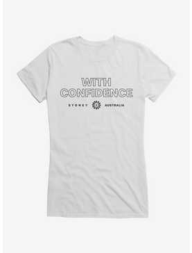 With Confidence Sidney Australia Girls T-Shirt, , hi-res
