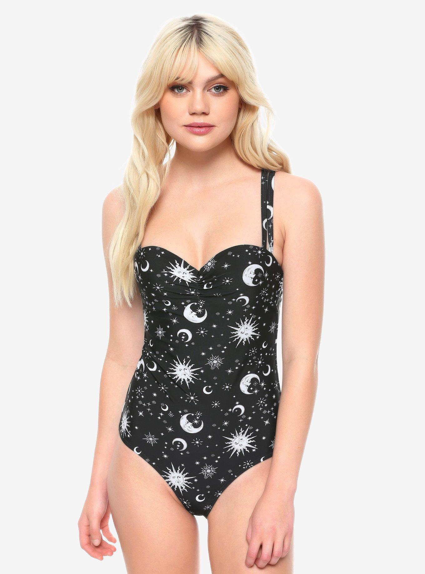 KIBYS ROCKY Cut-out One-piece Swimsuit - White