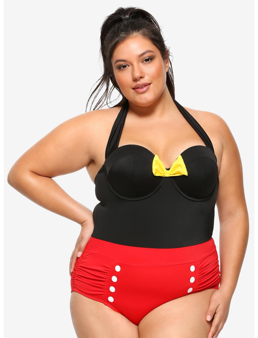 Disney Mickey Mouse Swimsuit Plus Size, MULTI, hi-res