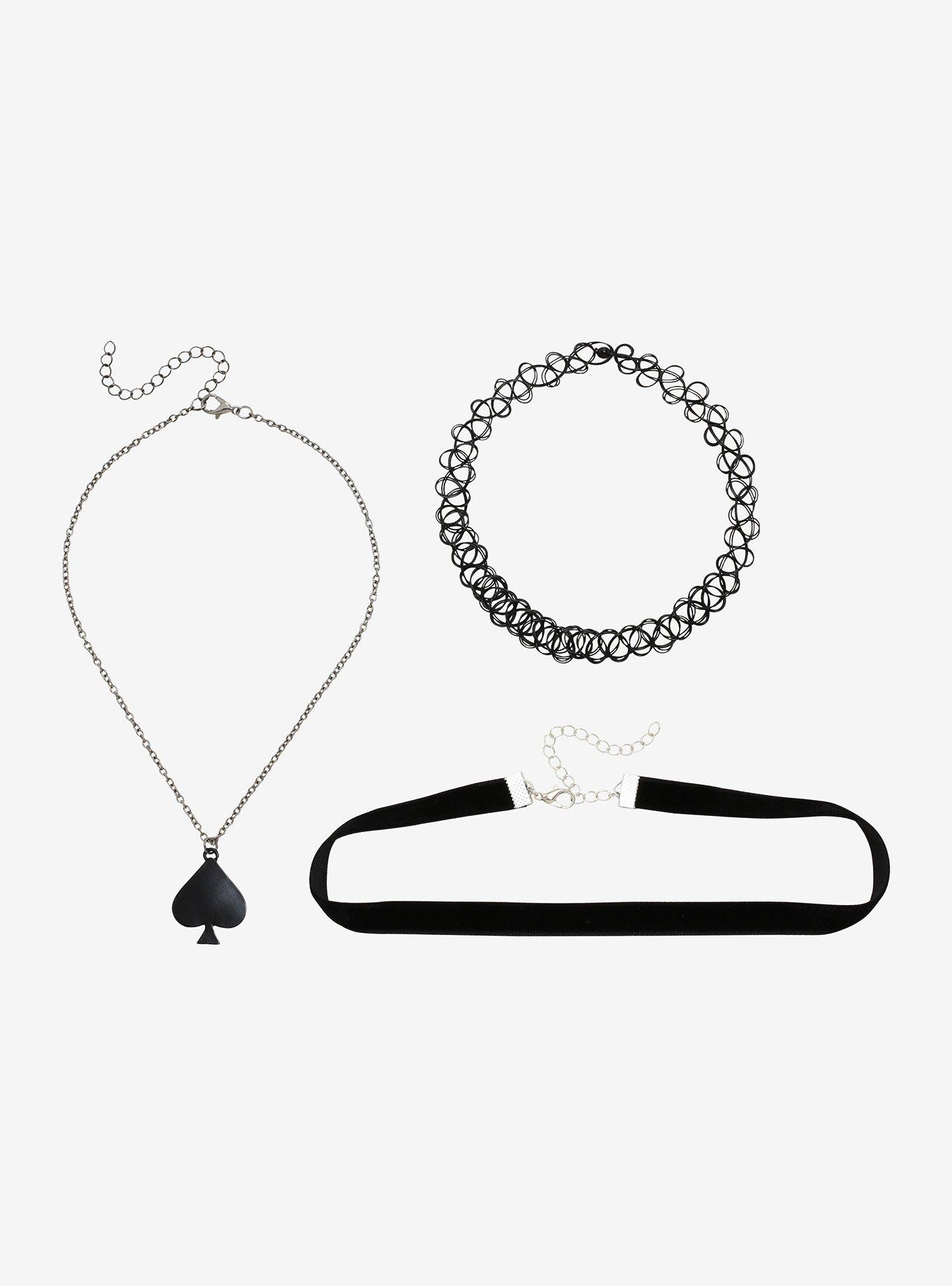 Ace Of Spades Choker Set, , hi-res