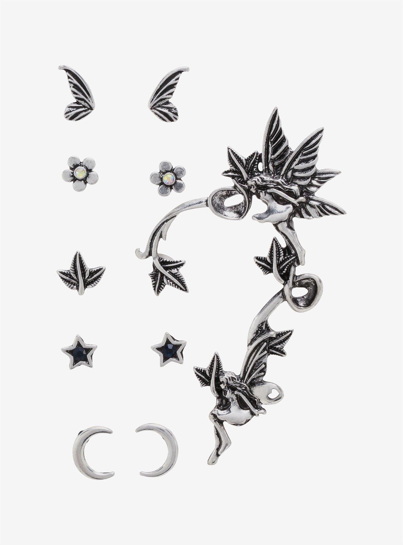 Fairy Stud & Cuff Earring Set, , hi-res