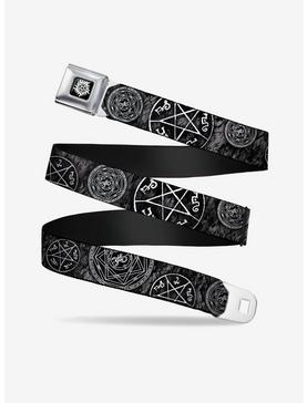 Supernatural Black & White Icons Seatbelt Belt, , hi-res
