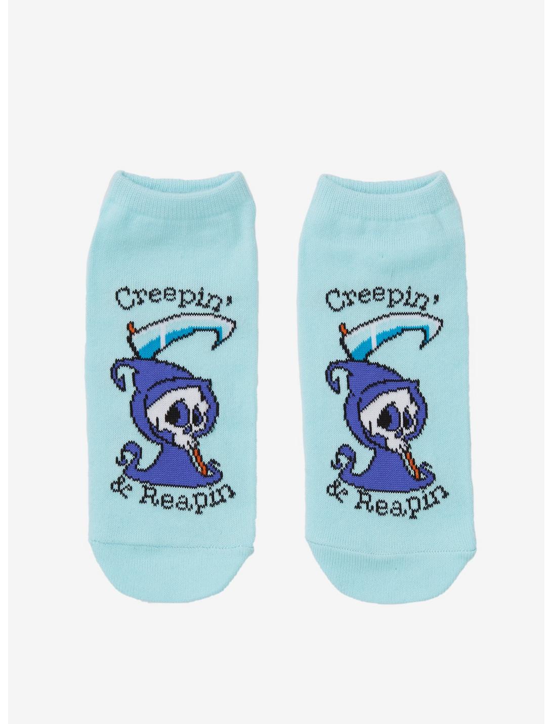 Grim Reaper Chibi No-Show Socks, , hi-res
