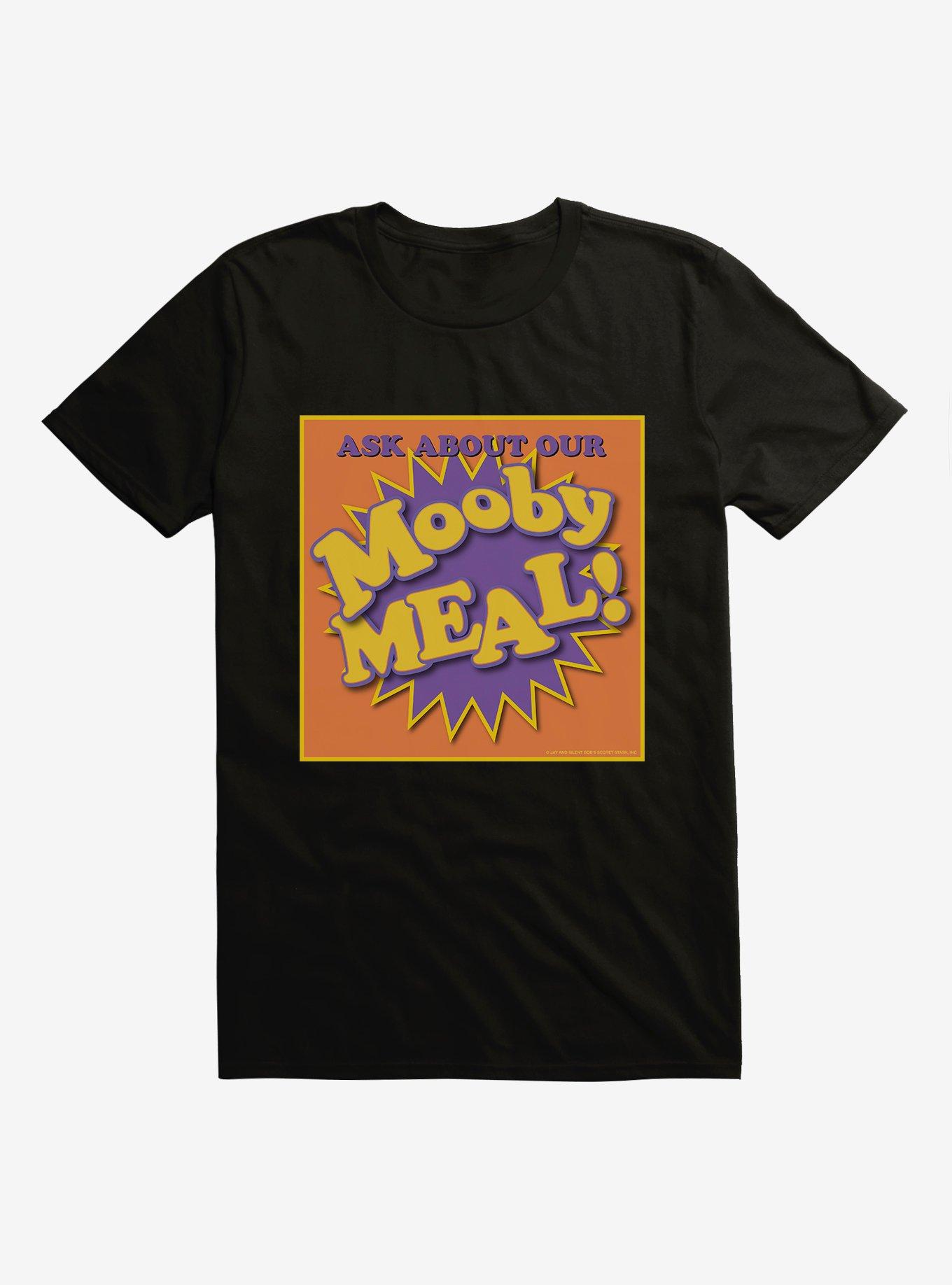 Jay And Silent Bob Reboot Ask About Your Mooby Meal T-Shirt, BLACK, hi-res