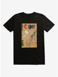 Casper The Friendly Ghost Dinosaur Comic Cover T-Shirt, BLACK, hi-res