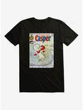 Casper The Friendly Ghost Skates And Snow Comic Cover T-Shirt, BLACK, hi-res