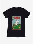 Casper The Friendly Ghost Pool Comic Cover Womens T-Shirt, BLACK, hi-res