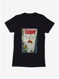 Casper The Friendly Ghost Mountain Walker Comic Cover Womens T-Shirt, BLACK, hi-res