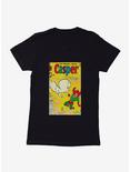 Casper The Friendly Ghost Superhero Comic Cover Womens T-Shirt, BLACK, hi-res