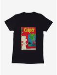 Casper The Friendly Ghost The Monster Comic Cover Womens T-Shirt, BLACK, hi-res